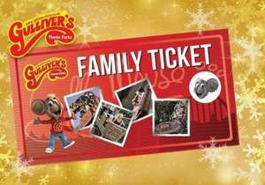 Gullivers kingdom Theme park family ticket via planet offers £39 family of 4 @ Planet Radio