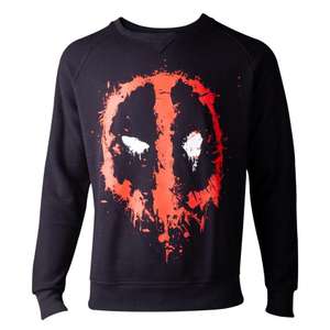 Official Deadpool Dripping Face Sweatshirt £15.98 delivered @ Geekcore
