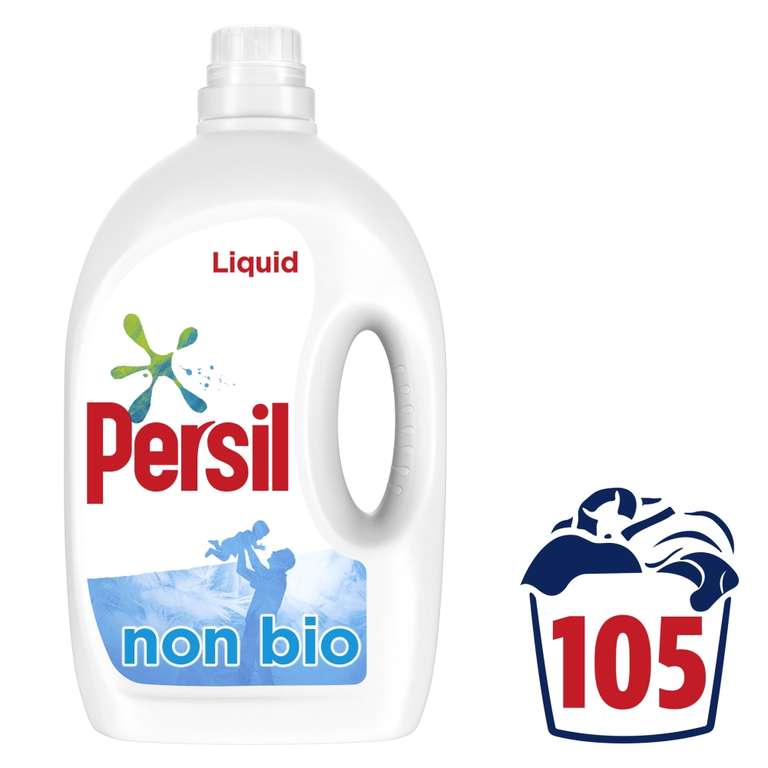 Persil Non Bio Laundry Washing Liquid Detergent 105 £9.99 at Home Bargains