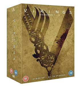 Vikings: The Complete Seasons 1-5 DVD Boxset (also £49.99 on Blu-Ray) £39.99 @ Amazon