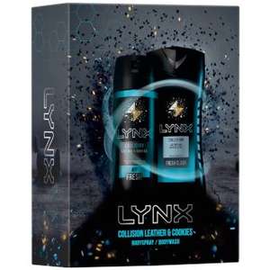 Three different types of Lynx spray and shower gel boxset £2.99 instore at B&M Manchester
