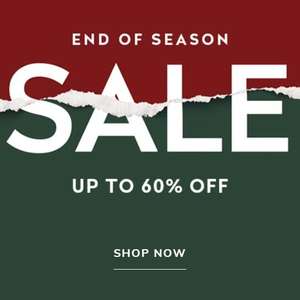Up to 60% Off Sale + Extra 5% Off with code + Free Delivery on £50 spend @ Farah