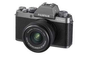 Refurbished Fuji X-T100 in dark silver with XC15-45mm lens - £249 / £253.99 delivered @ Fujifilm Shop