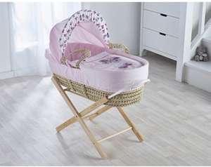 Butterfly Moses Basket £16.80 free click and collect @ Asda