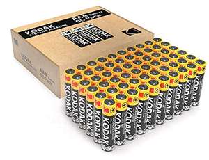 Kodak AAA Alkaline batteries x60 for £12.98 Prime at Amazon (+£4.49 non Prime)