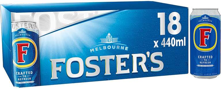Fosters 18 pack £10 instore @ Aldi Colindale