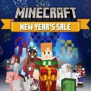 Minecraft New Year's Sale up to 75% off @ Minecraft marketplace