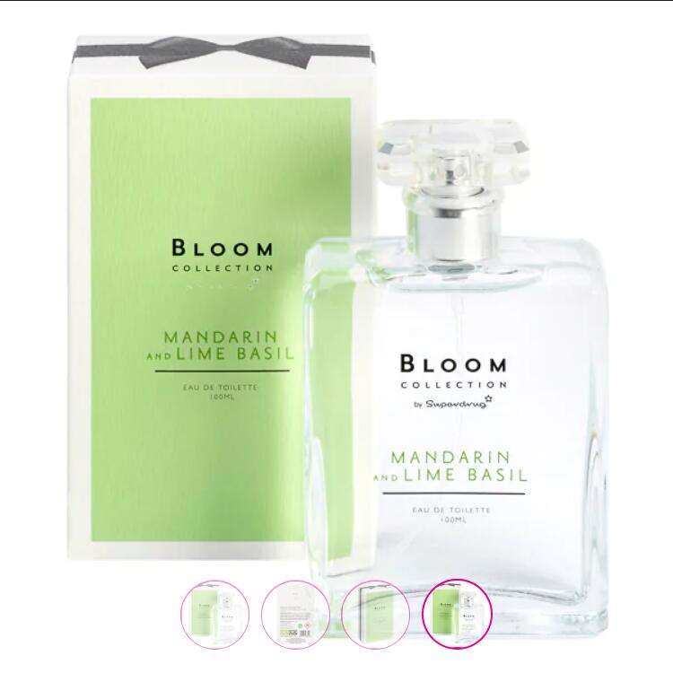 bloom mandarin and lime basil perfume