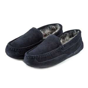 Isotoner Mens Heritage Suede Moccasin Boxed Slippers £35.00 @ totes