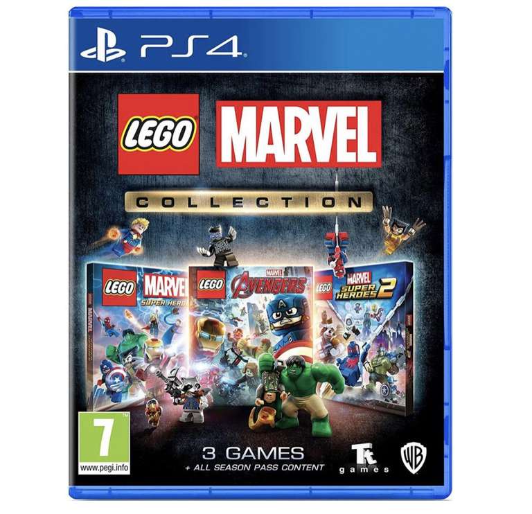 LEGO Marvel Collection 3 Games in 1 (PS4) £18.95 @ thegamecollection.net