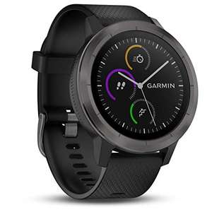 Garmin Vivoactive 3 GPS Smartwatch with Built-In Sports Apps and Wrist Heart Rate, Gunmetal £125 @ Amazon