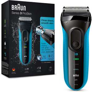 Braun Series 3 ProSkin 3010s Electric Shaver Rechargeable and Cordless Wet and Dry Electric Razor for Men £39.99 @ Amazon