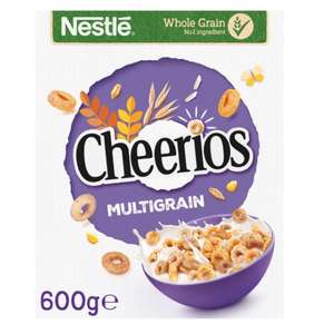 Nestle Cheerios Cereal 600G £2.00 Tesco - Clubcard price
