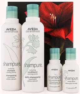 Aveda shampure gift set + free gifts £22.40 delivered at Aveda (30% off gift sets + 20% voucher)