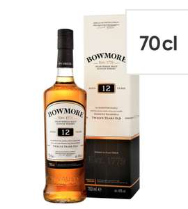 Bowmore 12 Year Old Whisky 70Cl - Smoky £26 (+ Delivery Charge / Min Spend Applies) @ Tesco