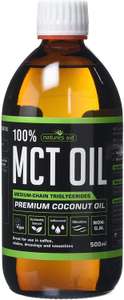 Natures Aid 100 Percent MCT Oil, Premium Coconut Oil £11.30 (+£4.49 Non Prime) @ Amazon