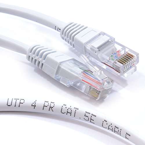 10m White Ethernet Cat5E Cable Lead - £3.07 delivered @ Amazon Dispatched from and sold by kenable_ltd