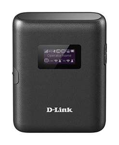 D-Link DWR-933 4G+ LTE-Advanced Cat 6 Wi-Fi Hotspot, 300 Mbps, Portable, Battery-Powered Up to 14 Hours £57.20 @ Amazon