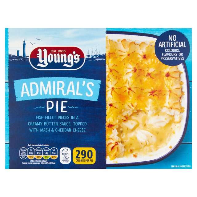 Young's Admiral's Pie 300g are 69p @ Farmfoods