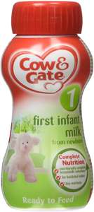 Cow & Gate 1 First Infant Milk, 200ml (Pack of 12) 75p @ Amazon Fresh (+ £3.99 delivery or free with spend over £40)