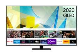 Samsung QE49Q80T 49 inch 4K Ultra HD HDR 1000 Smart QLED TV with Apple TV app Freesat HD @ Richer Sounds