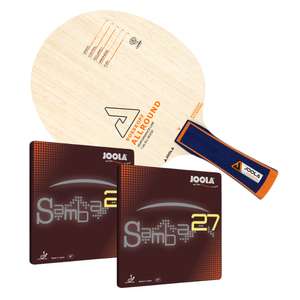Custom table tennis bat- Fast, spinny Joola Samba 27 rubbers + Joola Rossi All-round blade £71.49 delivered via Bribar Table Tennis