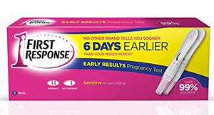 First Response Early Result Pregnancy Test, Pack of 2 - £5.88 (+£4.49 Non-Prime) @ Amazon
