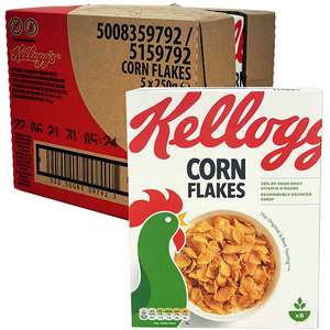 5 x Kellogg's Corn Flakes Cereal - 250G Boxes - £6 Delivered @ Yankee Bundles