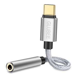 GLUBEE USB C to 3.5mm Jack Adapter £5.19 via Prime (+£2.99 non Prime) @ Amazon Sold by Brilliant vic and Fulfilled by Amazon.