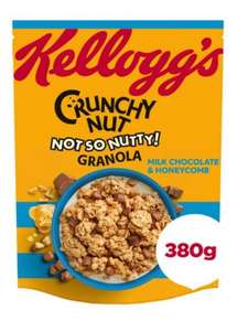 Kellogg’s Crunchy Nut Milk Chocolate & Honeycomb Granola 380g £2 (+ Delivery Charge / Minimum Spend Applies) at Sainsbury's