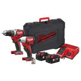 Milwaukee M18 BLPP2A2 18v Brushless Twin Pack 5.0Ah Kit £274.99 at MyToolShed