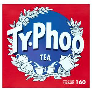 Typhoo tea bags 160s - 464g - 55p at Sainsburys Blackpool
