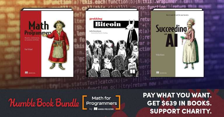 Humble Book Bundle: Math for Programmers by Manning Publications - 73p @ Humble Bundle