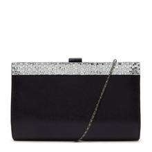 Bettiie 2 - Black Diamante Trim Clutch Bag - £19.50 delivered, with code, @ Dune