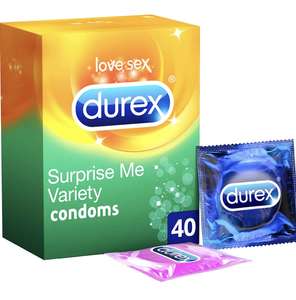 Durex 40 Surprise Me Variety box - £14.99 (+£4.49 Non-Prime) @ Amazon