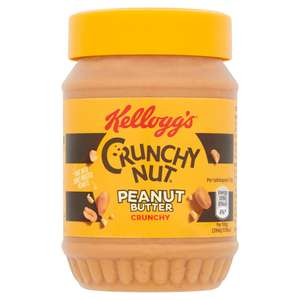 Kellogg's Crunchy Nut Crunchy Peanut Butter 340g £2 (Delivery Charge / Minimum Spend Applies) at Sainsbury's