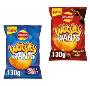 Wotsits Giants Really Cheesy/Flamin Hot 130g Packs are BOGOF £1.99 @ Premier Stores