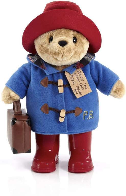Rainbow Designs Classic Paddington with Boots and Suitcase 36cm £25.57 (£20.57 with code) @ Amazon