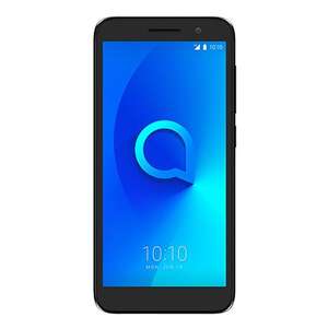 Alcatel 1 4G Smartphone, FullView 18:9 Display with 8MP Camera, 1GB RAM / 8GB Android (Go edition) - £24.99 + £10 Top Up (4GB Data) @ EE
