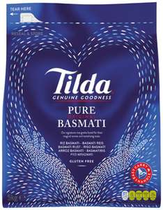 Tilda Pure Basmati Rice 5kg £10 (+ Delivery Charge / Minimum Spend Applies) at Asda