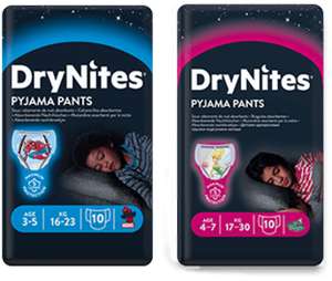 FREE Sample of DryNites® Pyjama Pants at Huggies