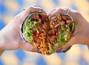Grab 2 burritos or naked burritos for the price of 1 with click & collect on Valentine's Day @ Tortilla