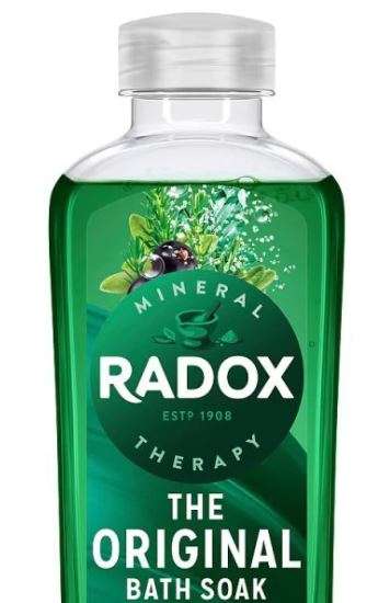 Radox soak bath 500ml buy one get one free £1 + £3 del at Superdrug