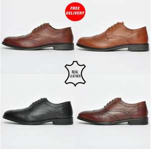 Men's Red Tape Leather Brogues shoes now £11.24 with code Free delivery @ Express Trainers