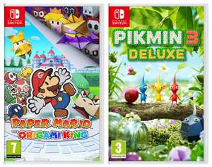 Nintendo Switch Paper Mario £32.99 / Pikmin 3 Deluxe £32.99 or Both Games for £59.38 using code @ Currys PC World