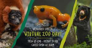 Free Virtual Zoo Day 19th of Feb @ Chester Zoo