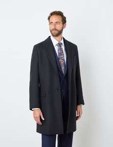 Hawes & Curtis - Men's Italian Wool Blend Overcoat - 1913 collection - £129 (+£4.95 Delivery)