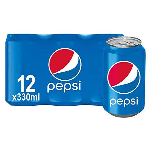 Pepsi - 12 cans for £4.80 (£4.08 on S&S) on Amazon Prime (+£4.49 Non Prime)
