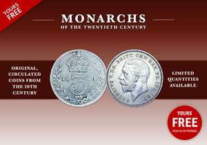 Claim your FREE King George V Silver = £2.50 Delivery @ London Mint Office
