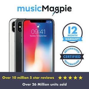 Iphone X 64gb £237 (good) £275 (very good) @ musicmagpie / eBay